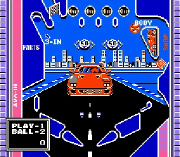 Super Pinball (Japan) (Beta) screen shot game playing